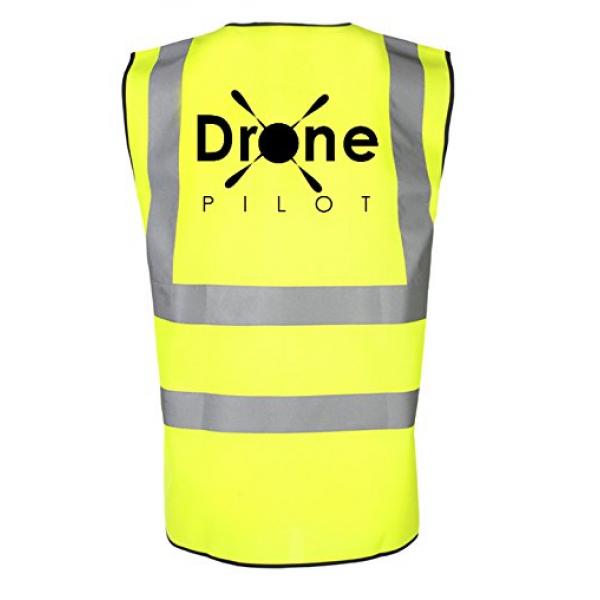 Gilet de securite reflechissant "Drone Pilot" - Gilet-reflechissant