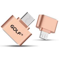 GOLF Adaptateur OTG USB2.0 Micro-B vers USB femelle pour périphérique externe