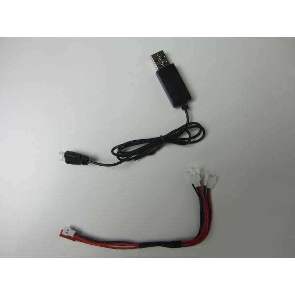Chargeur USB Batterie Lipo 1S + Cordon de Charge Multi-batteries - USBCHARGER01