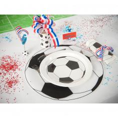 Paper plates x10 - football