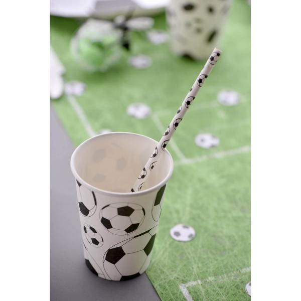 Paper cups x 10 - football - 3890