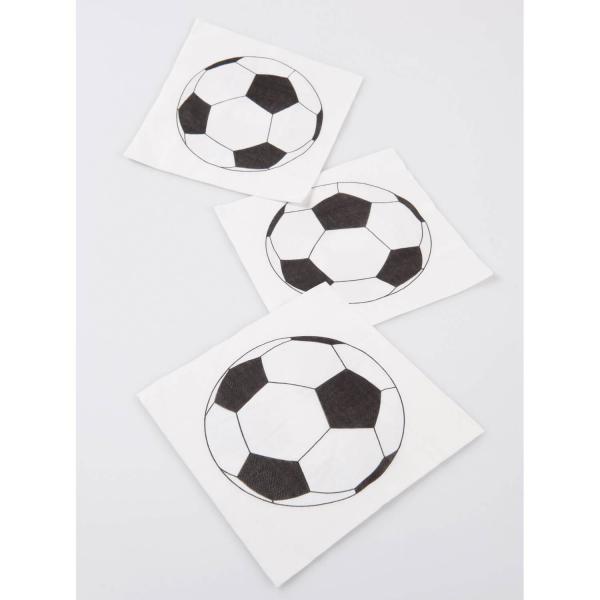 Paper napkins x 20 - football - 3880