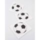 Miniature Paper napkins x 20 - football
