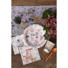 Assiettes en carton x10 - Explorateur