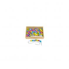 Grandes Cuentas de Madera - Colores Pastel - Sapin Malin