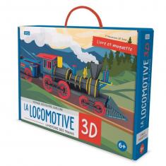 Coffret livre et maquette  : Voyage, découvre, explore : La locomotive 3D, l'histoire des trains