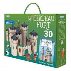 Coffret livre et maquette 3D : Château Fort 