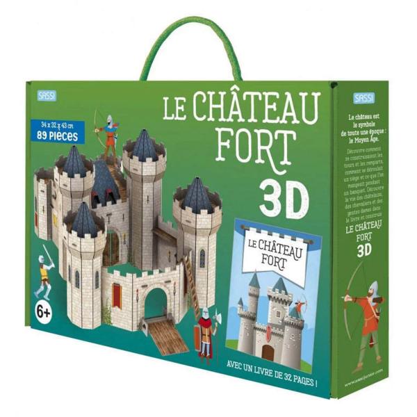 Coffret livre et maquette 3D : Château Fort  - Sassi-311305