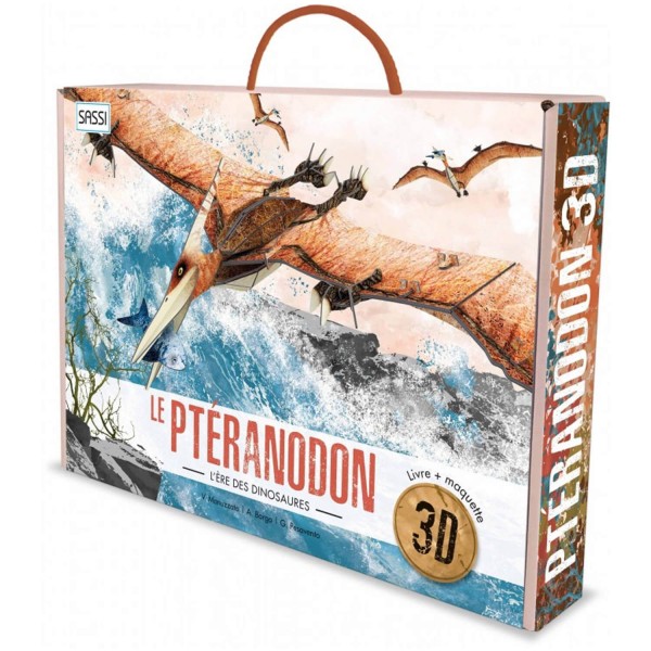 Livre et maquette 3D L'ère Des Dinosaures : Ptéranodon - Sassi-301290