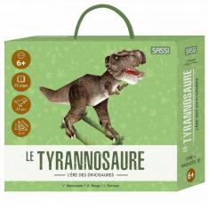 Coffret Puzzle 3D 53 pièces et livre : Le T-Rex
