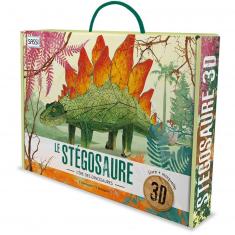 Livre et maquette 3D L'ère Des Dinosaures : Stégosaure