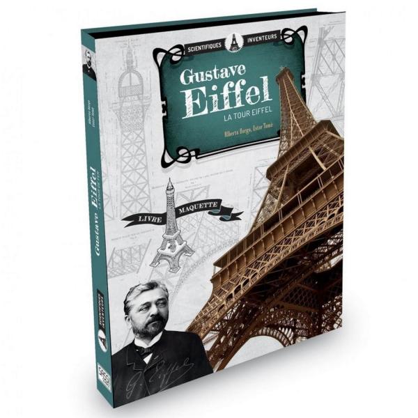 Coffret livre et maquette : La Tour Eiffel - Gustave Eiffel - Sassi-605445