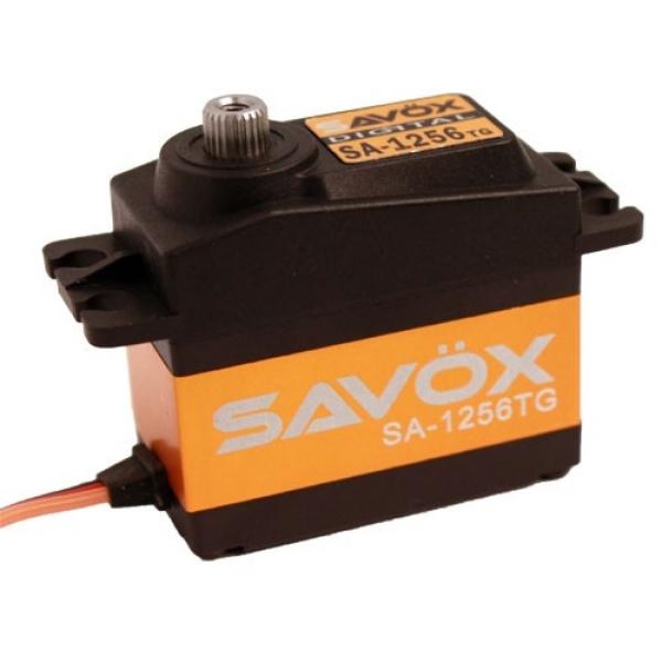 Servo numérique standard HV Savox SA1256TG titane - 52g, 20kg.cm, 0.15s/60° - SA-1256TG