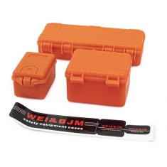 Set de 3 valises de protection orange