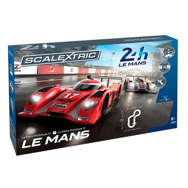 Circuit de voitures Échelle 1/32 : 24 heures du Mans - Scalextric-C1368P
