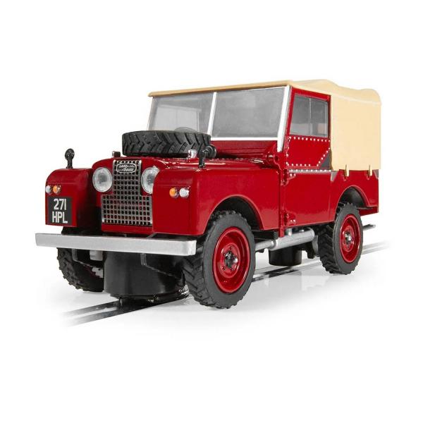 Slot car : Land Rover Series 1 - Poppy Rouge - Scalextric-C4493