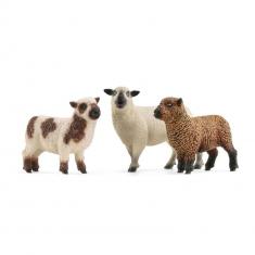 Farm World Figuren: Trio von Schafen