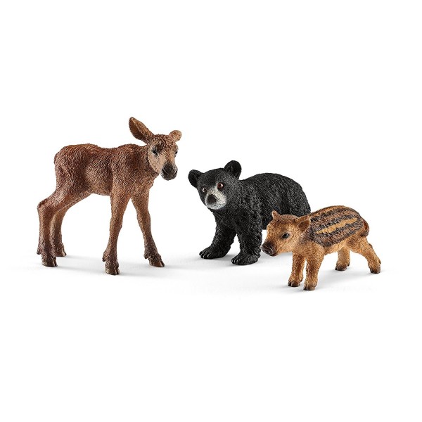 Coffret de figurines : Bébés animaux de la forêt - Schleich-41457