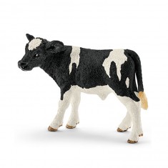 Figura de becerro Holstein