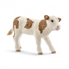 Figura de becerro Simmental francés