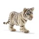 Miniature Figura de tigre blanco bebé