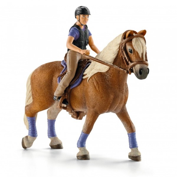 Figurine cavalière amatrice avec cheval - Schleich-42113