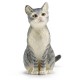 Miniature Figurine chat assis