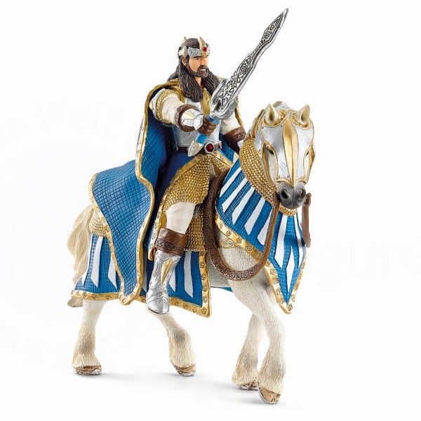 Figurine Chevalier griffoin roi à cheval - Schleich-70119