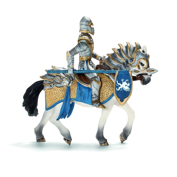 Figurine chevalier griffon à cheval avec lance - Schleich-70109