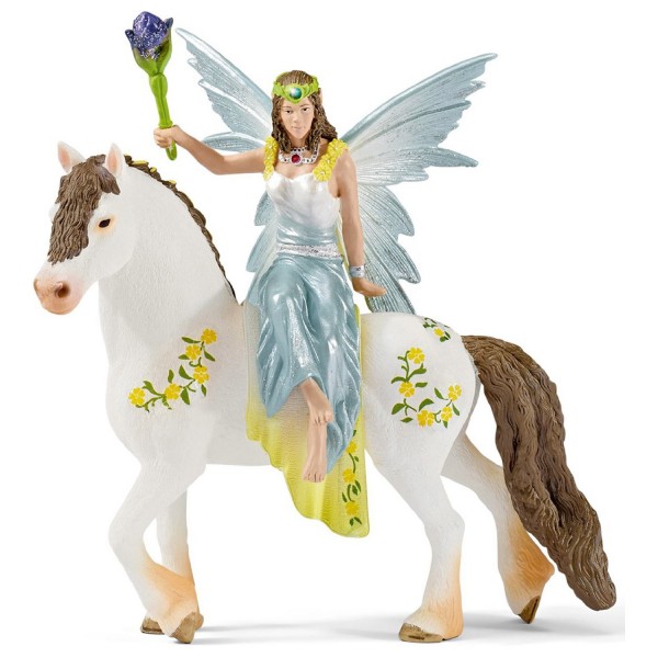 Figurine Eyela en habits de fête, à cheval - Schleich-70516