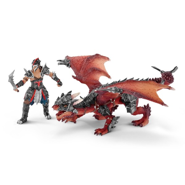 Figurine Guerrier avec dragon - Schleich-70128