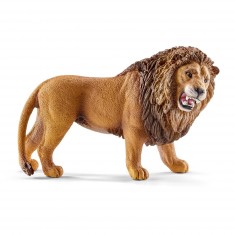 Figurine lion rugissant