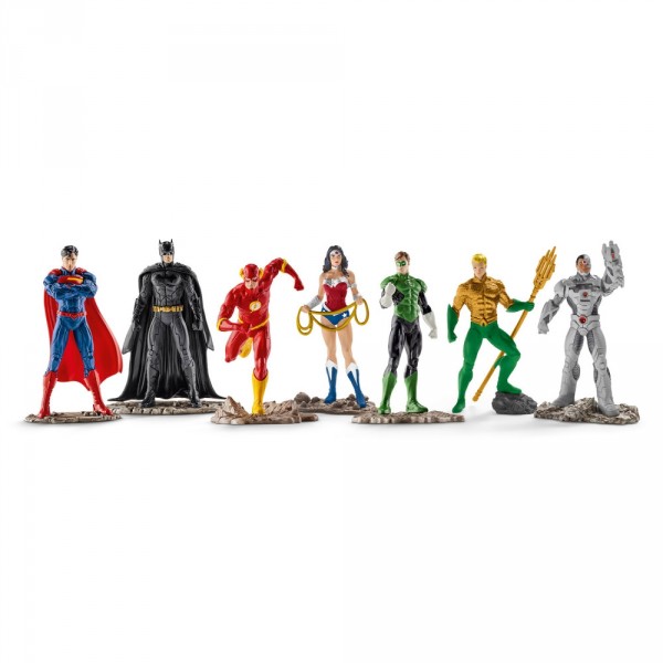 Figurines super héros : Grand set The Justice League : 7 figurines - Schleich-22528