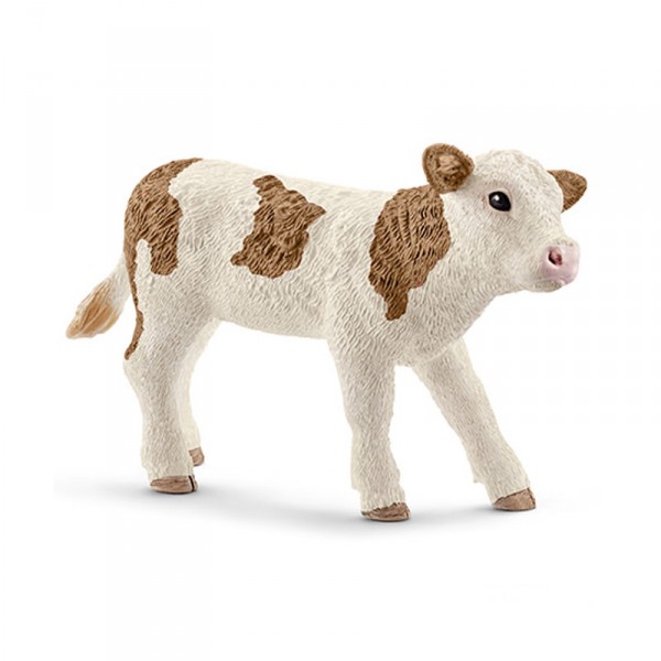 Französische Simmentaler-Kalbfigur - Schleich-13802