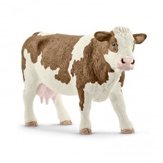French Simmental cow figurine