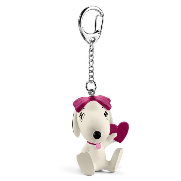Porte-clés Snoopy : Belle avec coeur - Schleich-22037