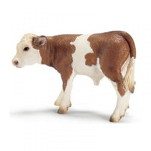 Figurine vache Simmental : Veau - Schleich-13642