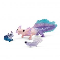 Figurines Bayala : Salamandres Axolotls