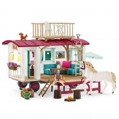 Figurines chevaux : Caravane pour les rencontres secrètes du club