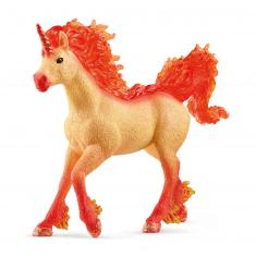 Figurine Bayala : Étalon Licorne de Feu Elementa