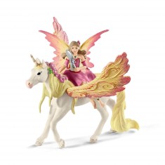 Bayala figurines: Fairy Feya and a winged unicorn