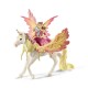 Miniature Bayala figurines: Fairy Feya and a winged unicorn