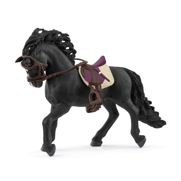 Purebred Spanish stallion with saddle and bridle - Schleich-42707