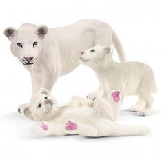 Wild Life-Figur: Löwin mit Babys