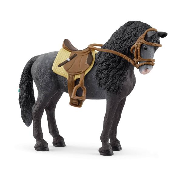 Jument pure race espagnole avec selle et bride - Schleich-42708