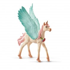 Bayala figurine: jeweled unicorn-pegasus foal