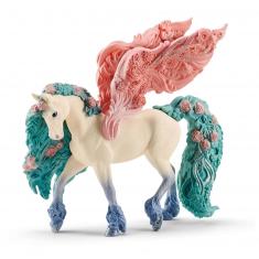 Bayala-Figur: Pegasus mit Blumen