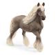 Miniature Figura caballo: Yegua plateada