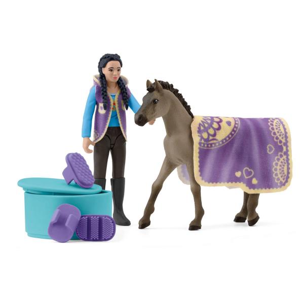  Sesión de cuidados con Kim - Schleich-42753