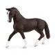 Miniature Figurine cheval : Jument hanovrienne morelle 